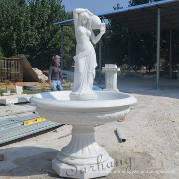 Hand carving naked lady fountain with great price